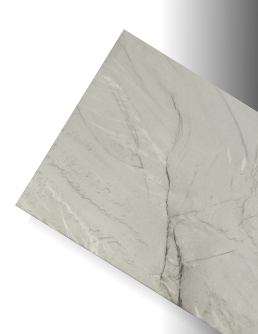 WHITE SANTORINI REMNANT /QUARTZITE /HONED / 3CM