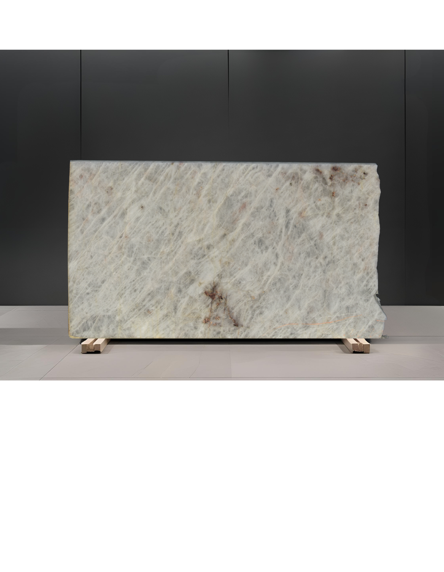 CRYSTALL WHITE REMNANT - QUARTZITE / POLISHED / 2CM