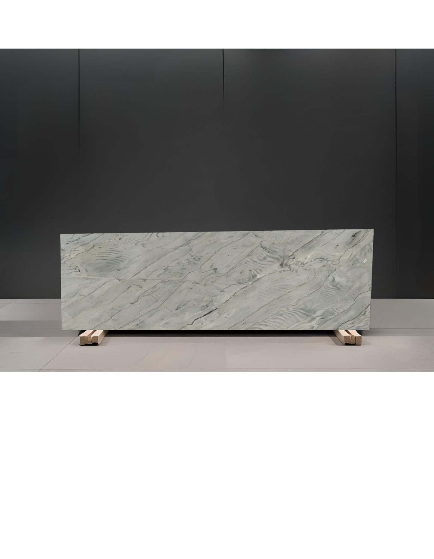 WHITE DUMONT REMNANT- QUARTZITE /POLISHED/ 3CM
