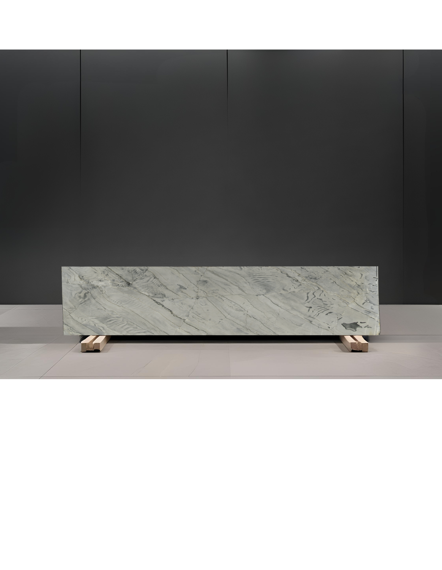 WHITE DUMONT REMNANT- QUARTZITE /POLISHED/ 3CM