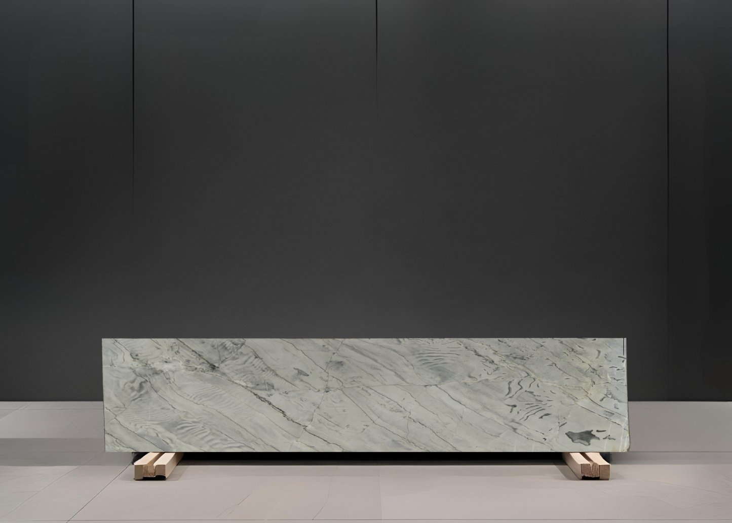 WHITE DUMONT REMNANT- QUARTZITE /POLISHED/ 3CM
