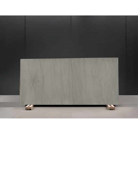 WHITE SANTORINI REMNANT- QUARTZITE /POLISHED/ 3CM