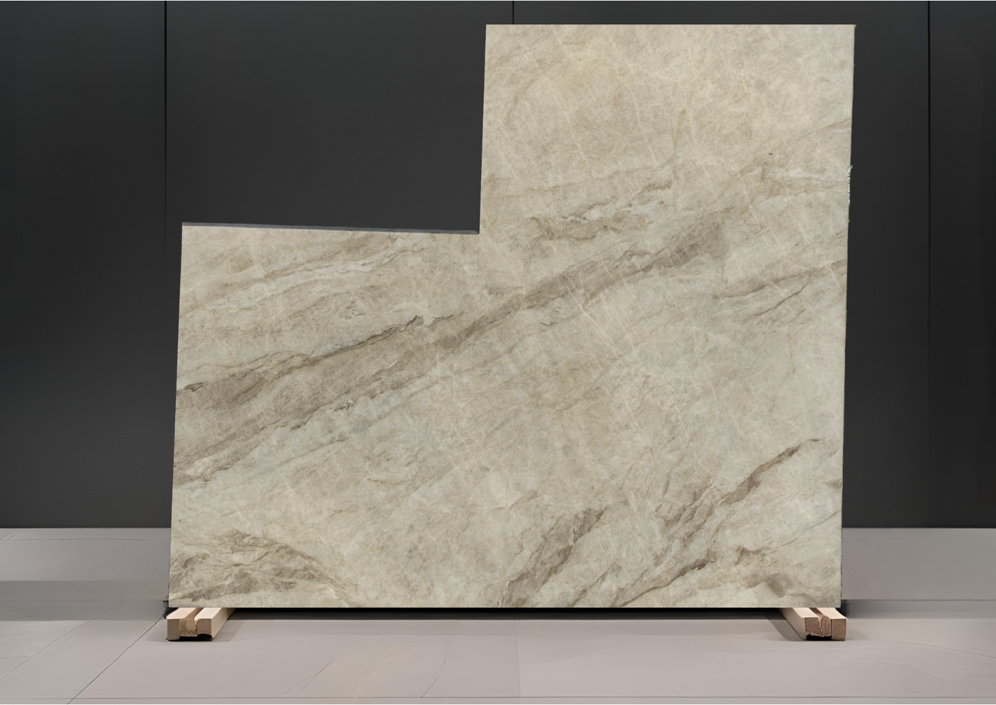 TAJ MAHAL REMNANT - QUARTZITE / LEATHERED/3CM