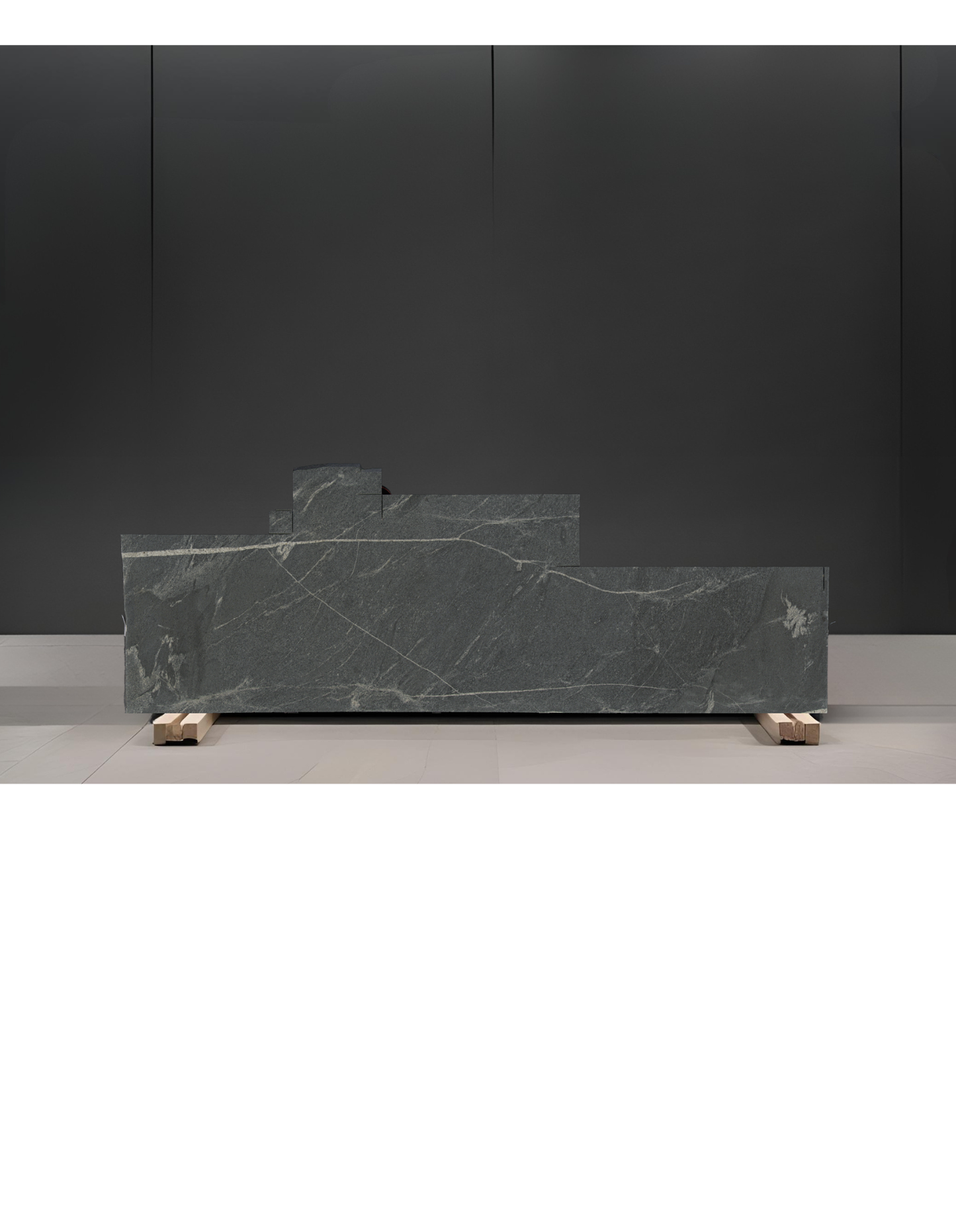 SILVER GREY REMNANT -GRANITE/HONED/ 3CM