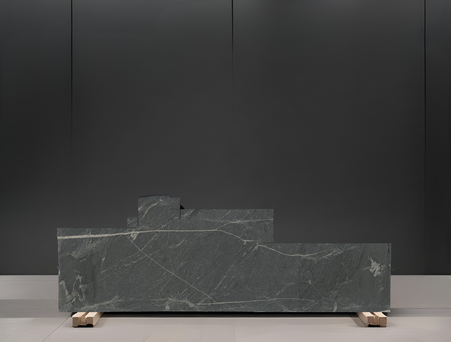 SILVER GREY REMNANT -GRANITE/HONED/ 3CM