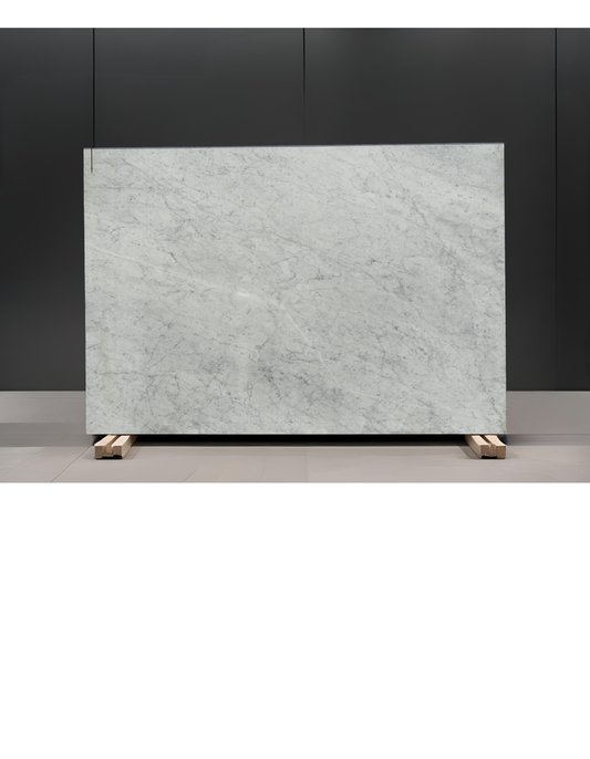 BIANCO CARRARA REMNANT /MARBLE /HONED & POLISHED/ 3CM