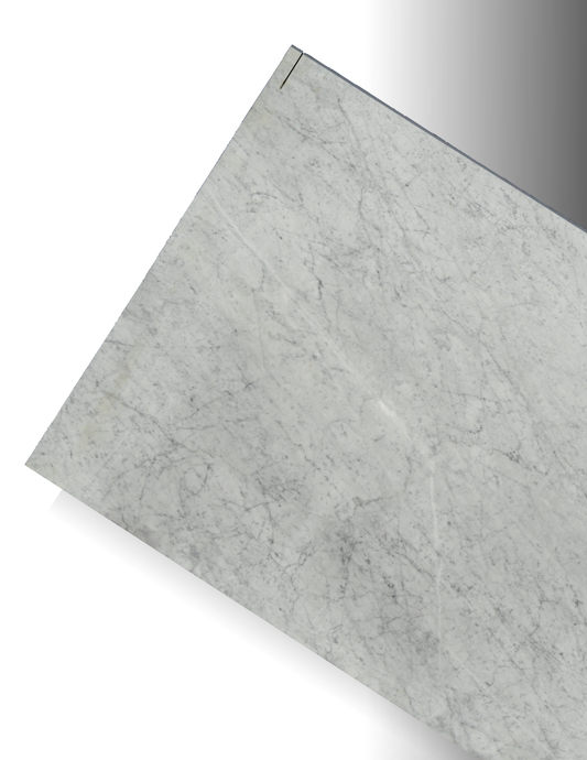BIANCO CARRARA REMNANT /MARBLE /HONED & POLISHED/ 3CM