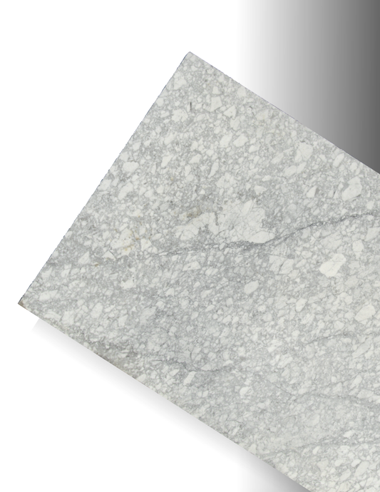 BIANCO CARRARA REMNANT /MARBLE /HONED & POLISHED/ 3CM