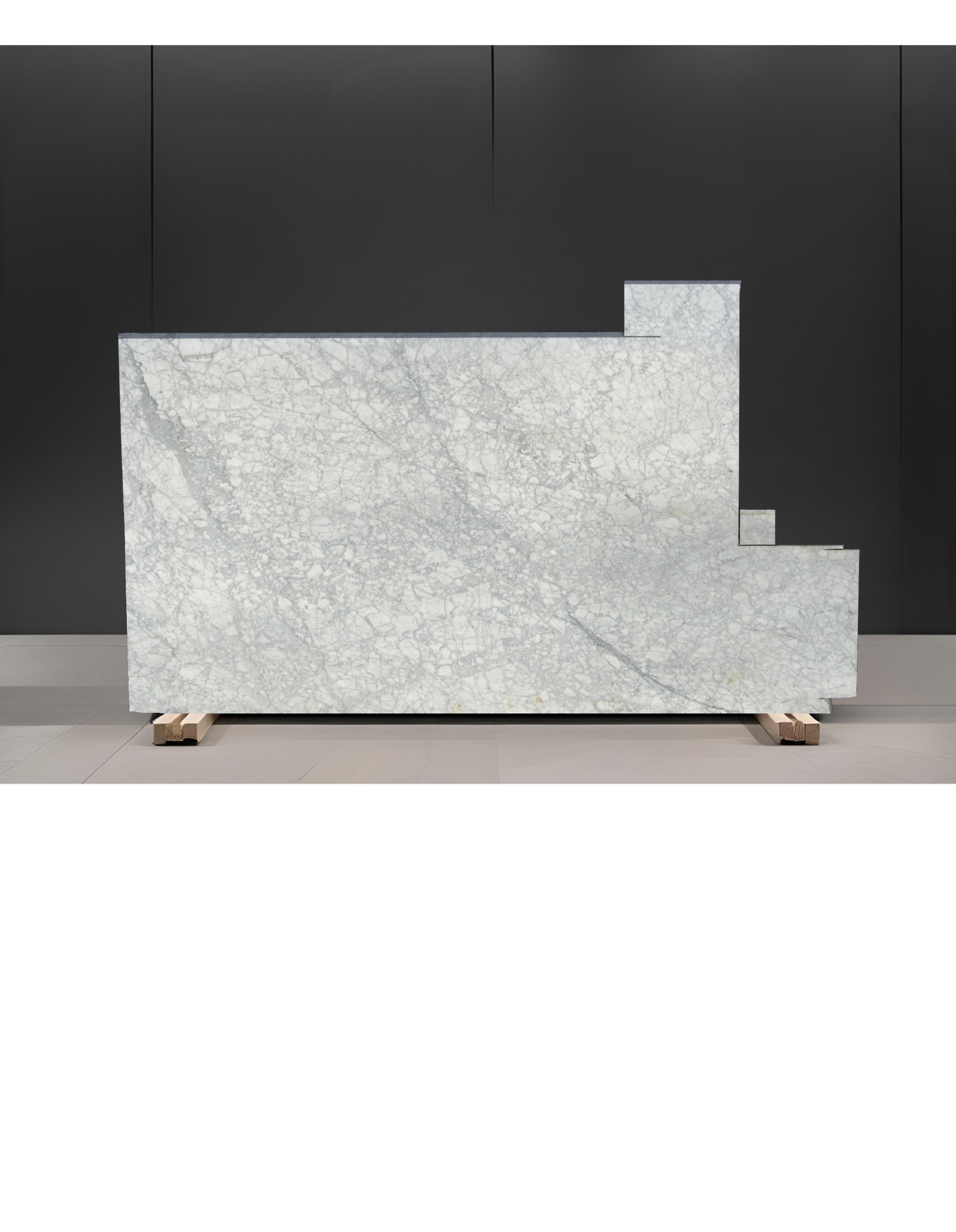 BIANCO CARRARA REMNANT /MARBLE /HONED & POLISHED/ 3CM