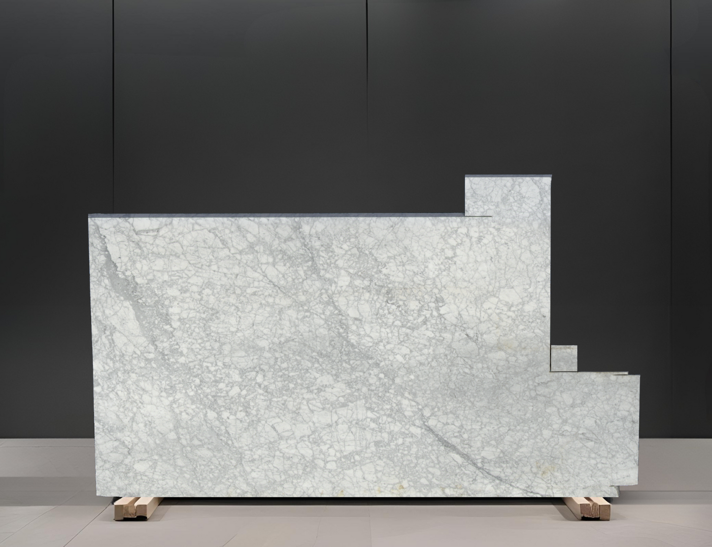 BIANCO CARRARA REMNANT /MARBLE /HONED & POLISHED/ 3CM