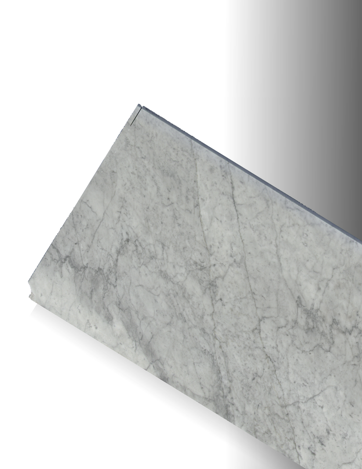 BIANCO CARRARA REMNANT /MARBLE /HONED/ 3CM