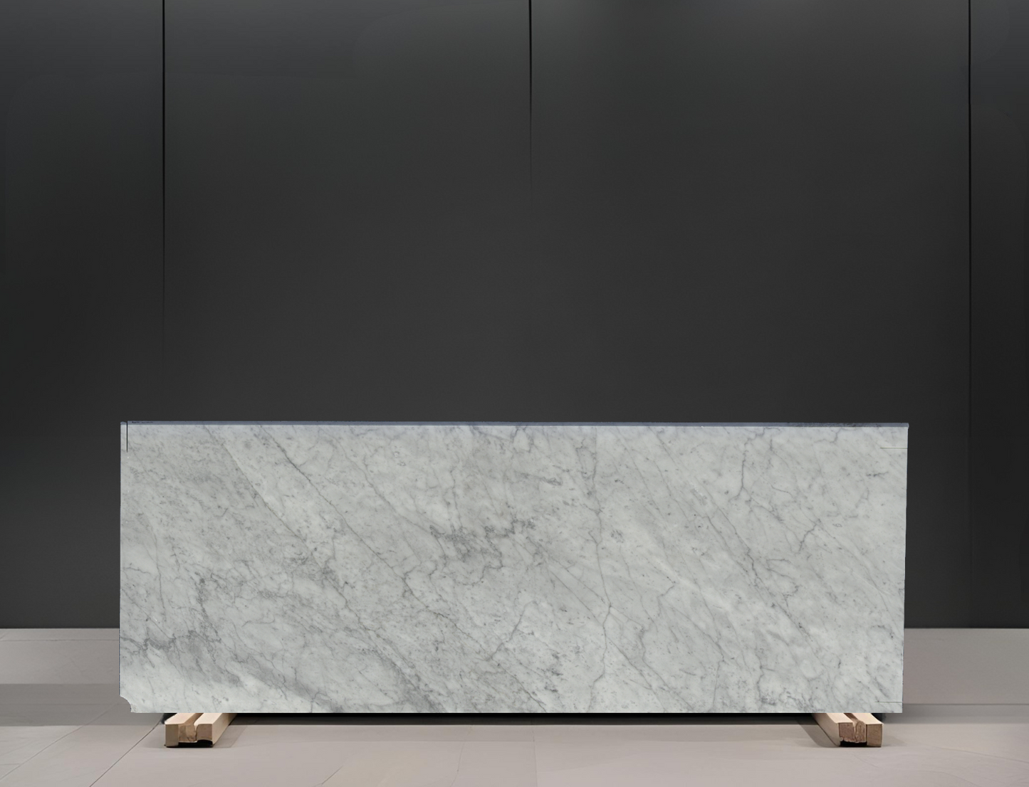 BIANCO CARRARA REMNANT /MARBLE /HONED/ 3CM