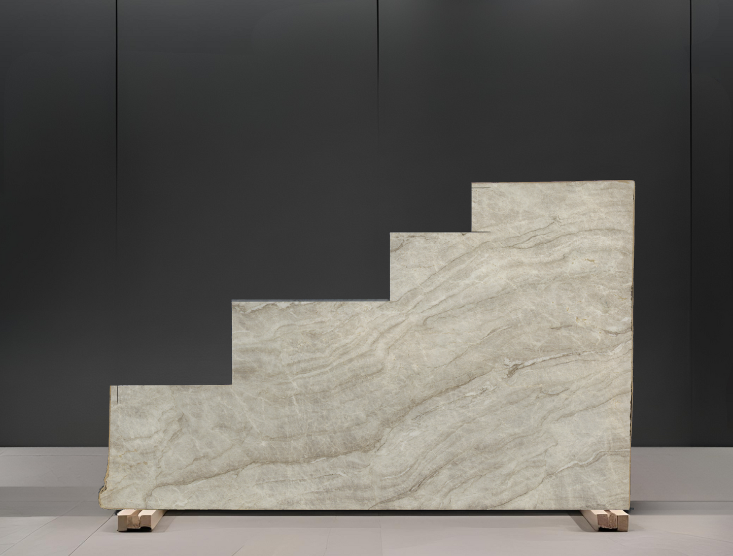 TAJ MAHAL REMNANT - QUARTZITE /LEATHERED/3CM
