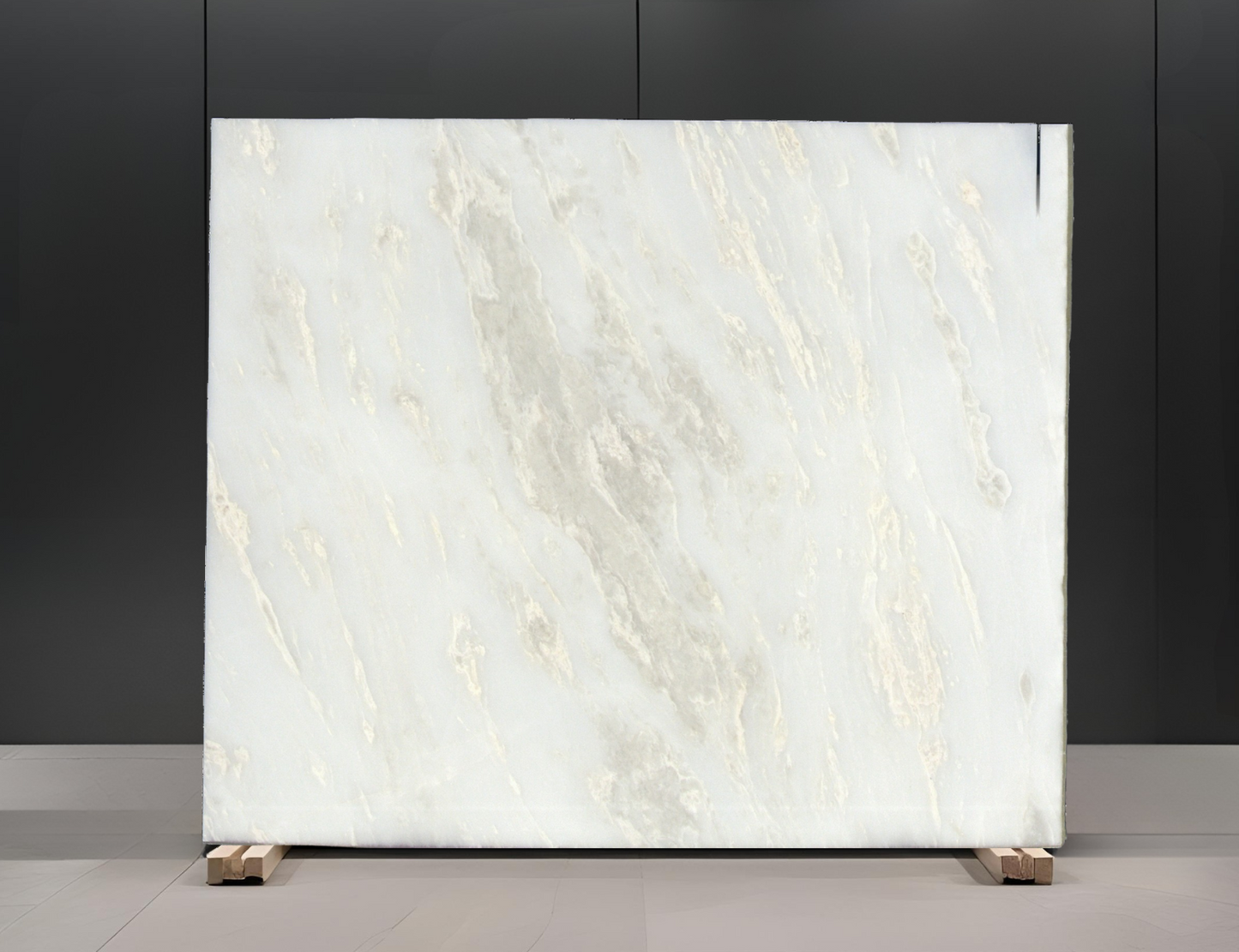 MYSTERY WHITE REMNANT - MARBLE/ POLISHED/2CM
