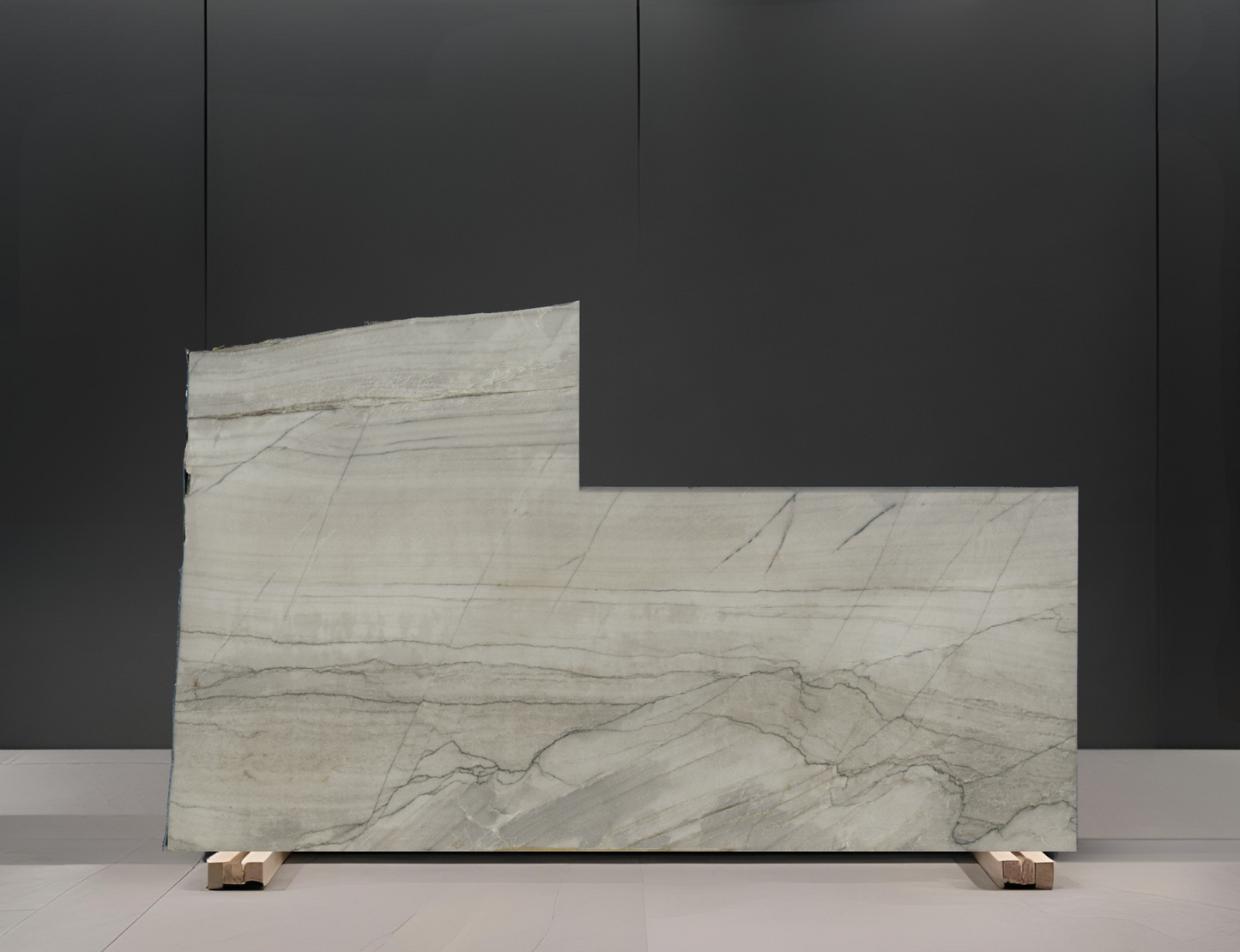 WHITE SANTORINI REMNANT- QUARTZITE /POLISHED/ 3CM