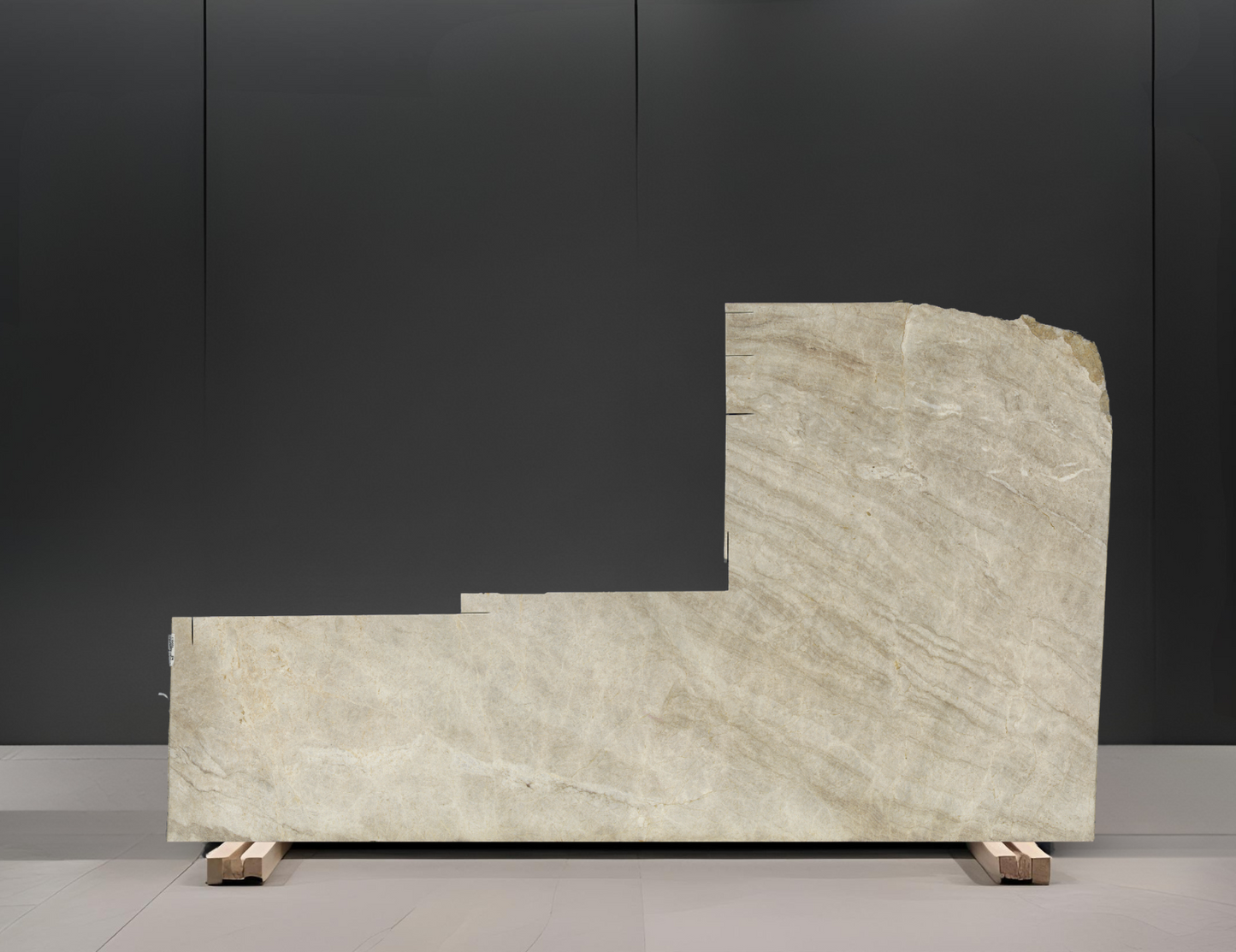 TAJ MAHAL REMNANT - QUARTZITE / LEATHERED/3CM