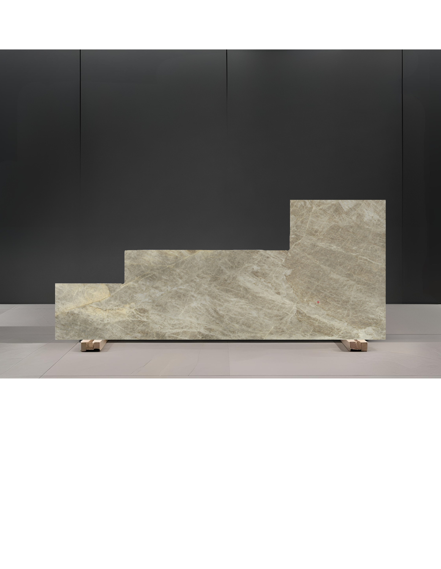 TAJ MAHAL REMNANT - QUARTZITE / LEATHERED/3CM