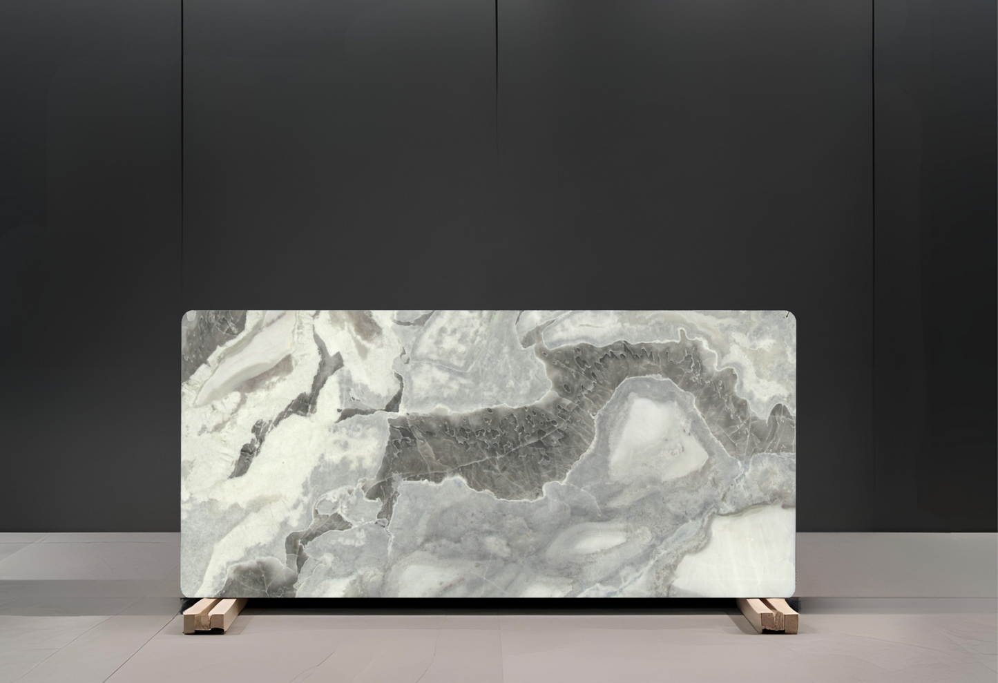 OYSTER WHITE REMNANT- MARBLE /HONED/ 3CM