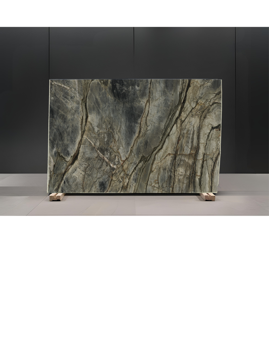 BLUE LUCE REMNANT -QUARTZITE / LEATHERED/ 3CM