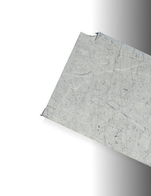 BIANCO CARRARA REMNANT - MARBLE/ HONED & POLISHED / 3CM