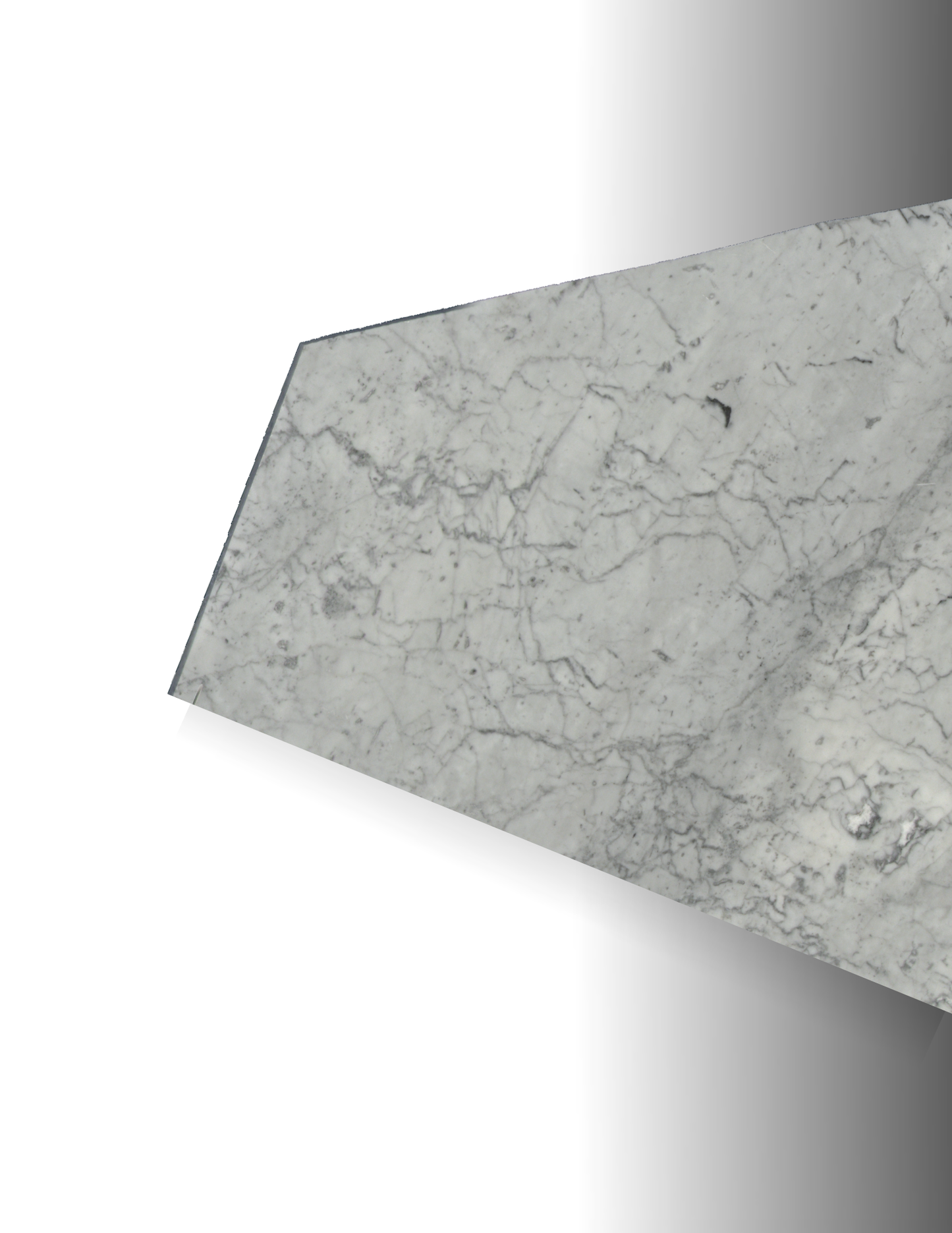 BIANCO CARRARA REMNANT - MARBLE/ HONED/ 2CM