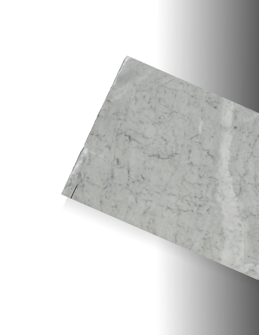 BIANCO CARRARA REMNANT - MARBLE/ HONED & POL. / 3CM