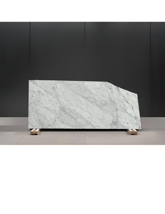 BIANCO CARRARA REMNANT - MARBLE/ HONED & POLISHED / 3CM