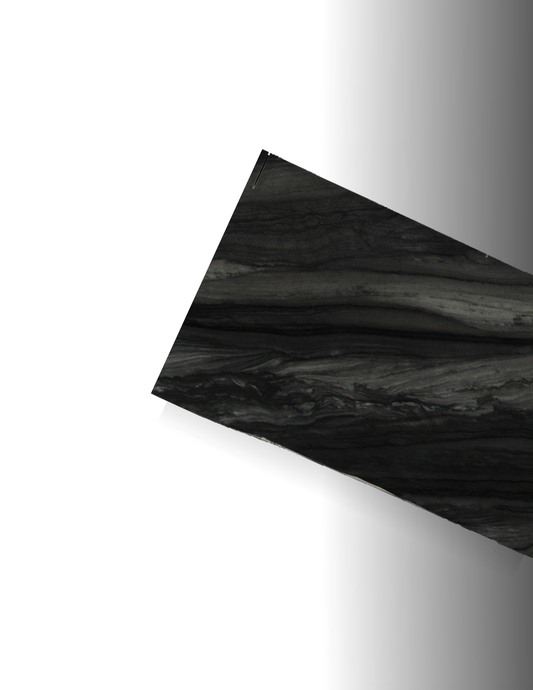 BLACK RAJ REMNANT - QUARTZITE/ LEATHERED/ 3CM