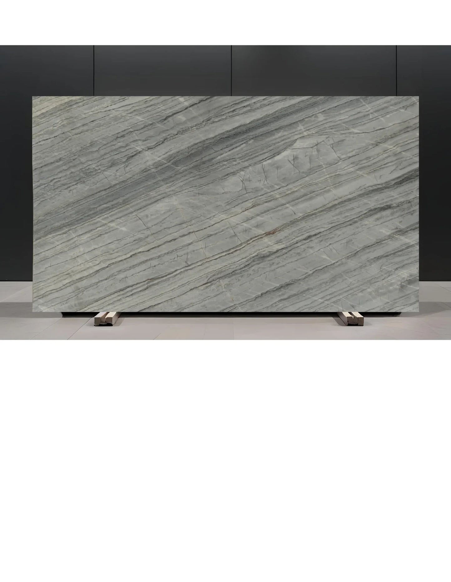 BEVERLY BLUE / QUARTZITE - LEATHERED 3CM