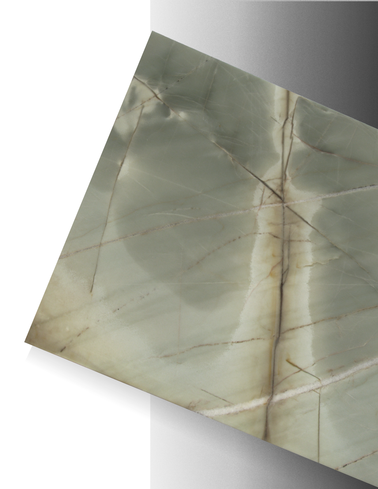 BOTANIC GREEN REMNANT -QUARTZITE/POLISHED/3CM