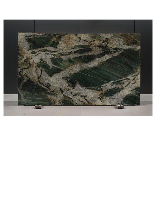 FUCHSITE CRYSTAL / QUARTZITE - POLISHED 3CM