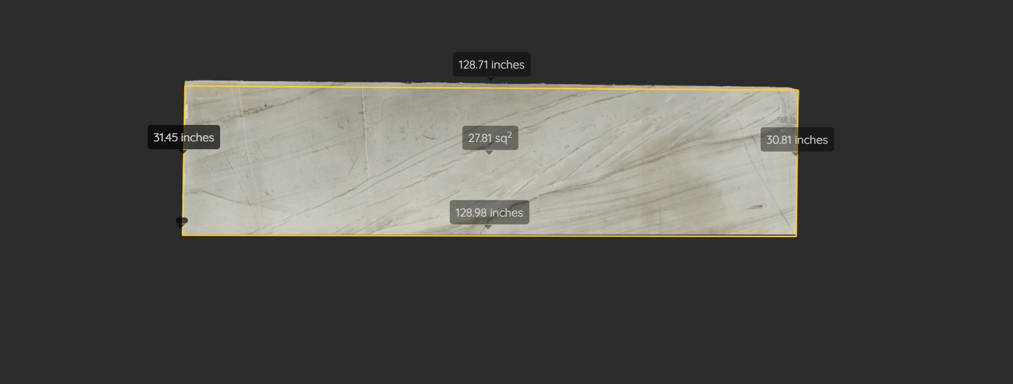 CALACATTA BOHEME REMNANT- QUARTZITE /POLISHED/ 3CM