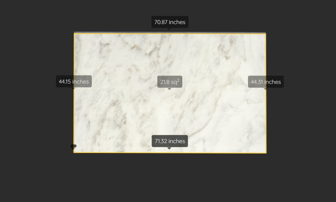 BIANCO RHINO REMNANT /MARBLE /HONED/ 3CM