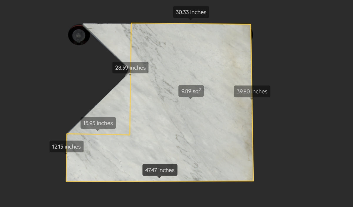 CALACATTA BOHEME REMNANT- QUARTZITE /HONED/ 3CM
