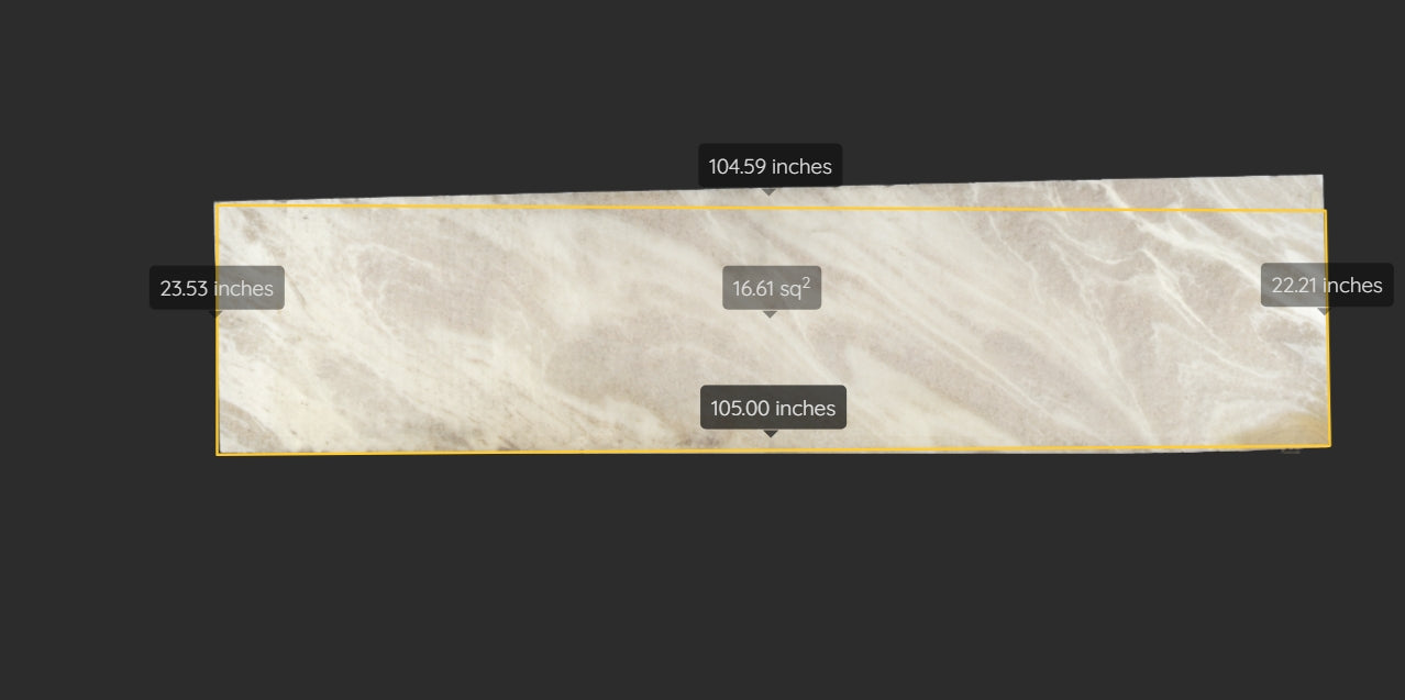THASSOS REMNANT -MARBLE /POLISHED & LEATHERED/ 3CM