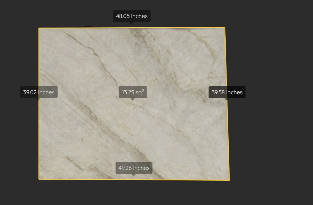 TAJ MAHAL REMNANT - QUARTZITE /POLISHED/3CM