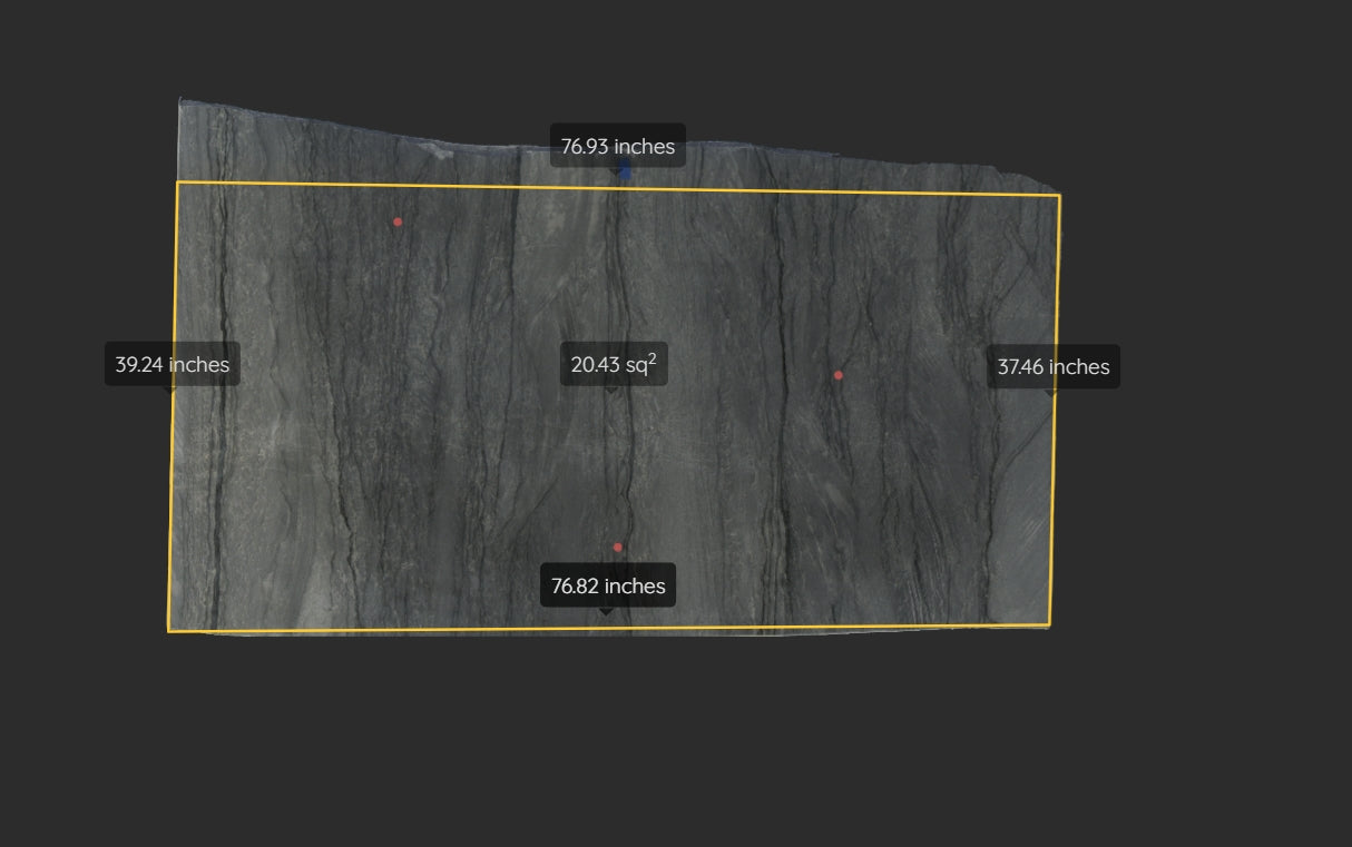 PLATINO DARK REMNANT -QUARTZITE/POLISHED/ 3CM