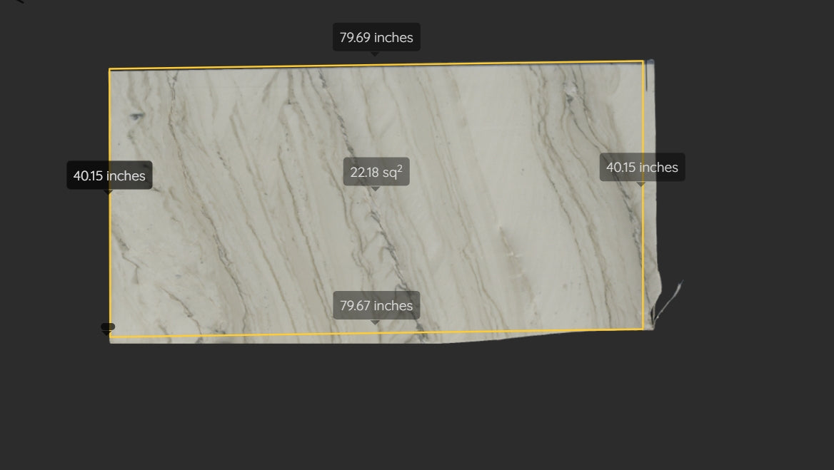 BIANCO VENATIN REMNANT - QUARTZITE /LEATHERED/3CM