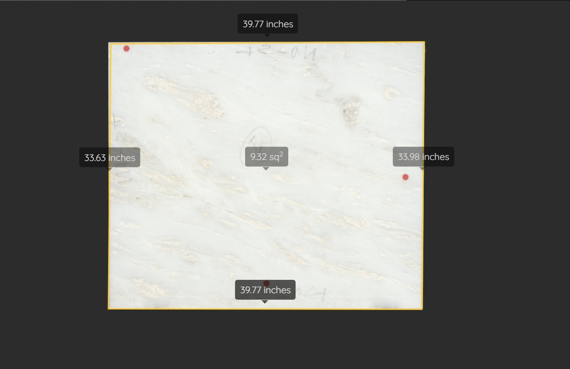 MYSTERY WHITE REMNANT - MARBLE/ POLISHED/2CM