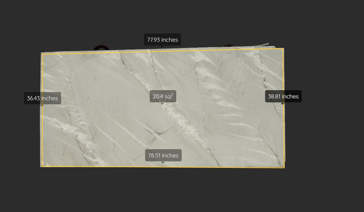 BIANCO SUPERIOR REMNANT -QUARTZITE / HONED/ 3CM