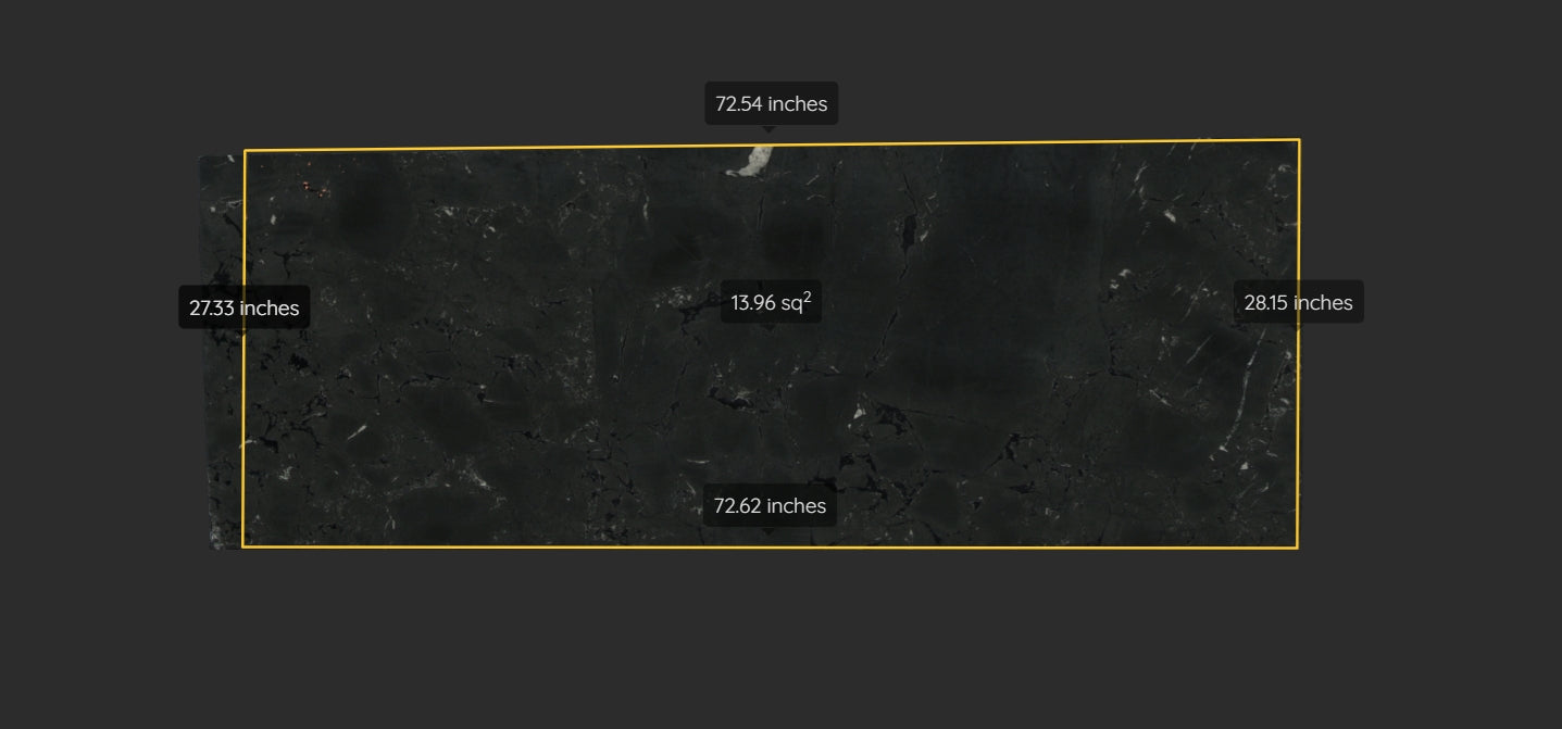 INFINITY BLACK REMNANT- QUARTZITE /HONED/ 3CM