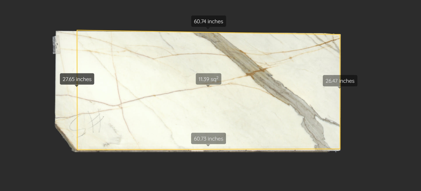 CALACATTA GOLD REMNANT /MARBLE/POLISHED/ 2CM