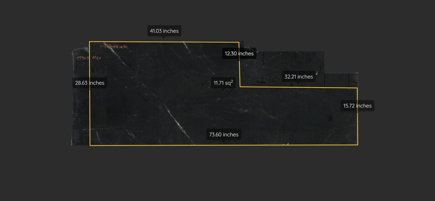 NEGRESCO DIAMOND REMNANT -QUARTZITE/LEATHERED / 3CM