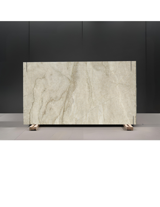 TAJ MAHAL REMNANT - QUARTZITE / LEATHERED/ 3CM