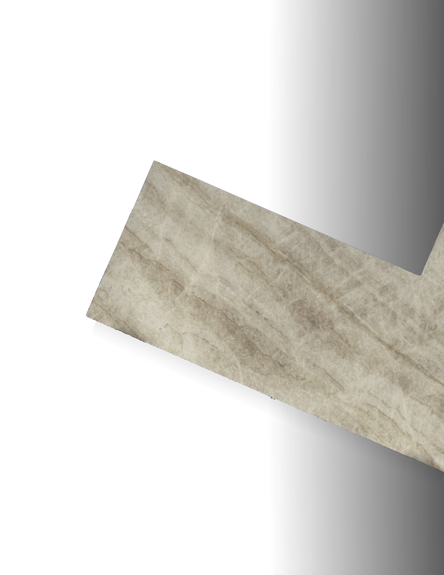 TAJ MAHAL REMNANT - QUARTZITE / POLISHED/ 3CM