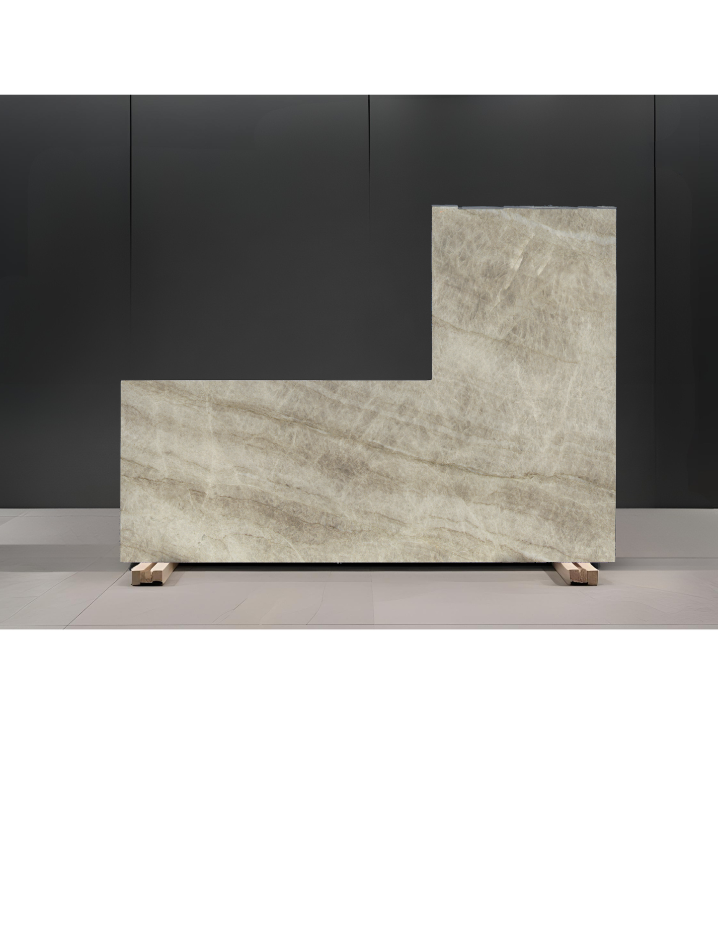 TAJ MAHAL REMNANT - QUARTZITE / POLISHED/ 3CM