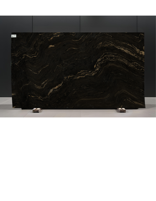 TITANIUM GOLD / GRANITE - LEATHERED 3CM